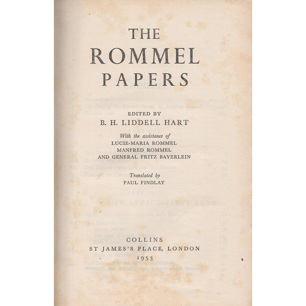 THE ROMMEL PAPERS