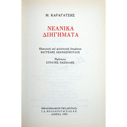 ΝΕΑΝΙΚΑ ΔΙΗΓΗΜΑΤΑ