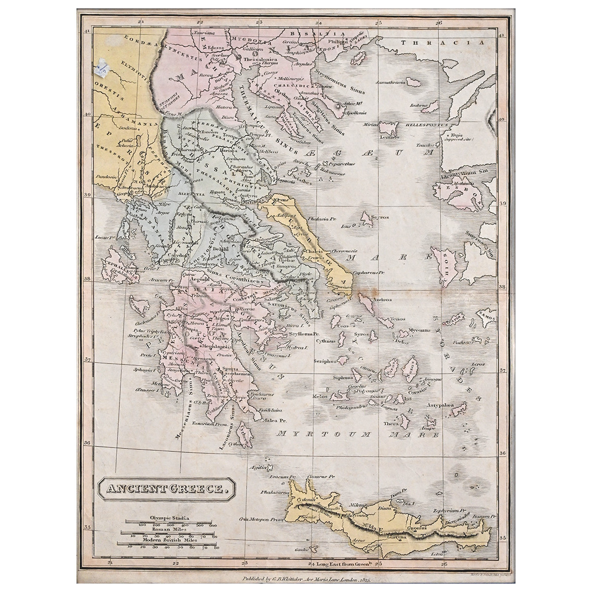 Ancient Greece, Whitaker 1825