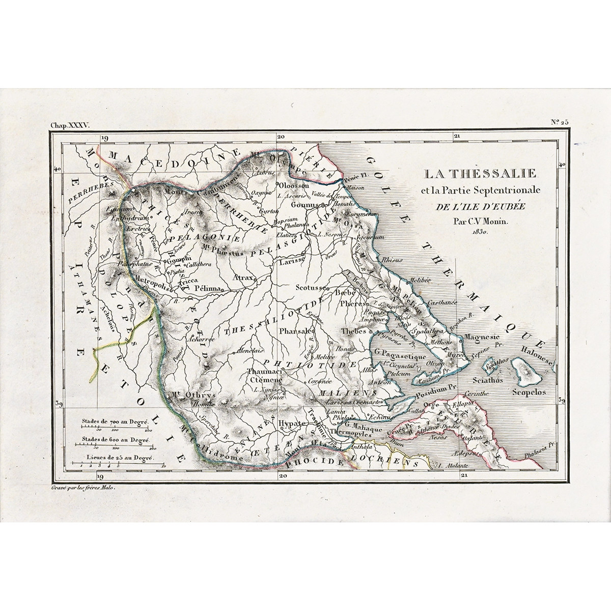 La Thessalie, Monin, 1830