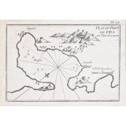 Plan du Port de Zea, Roux, 1804