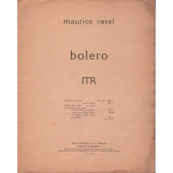 Bolero, Maurice Ravel.