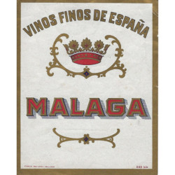Vinos finos de Espana,Malaga.